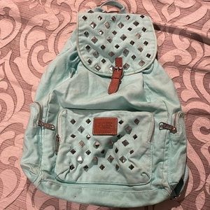 Victoria secret pink teal back pack